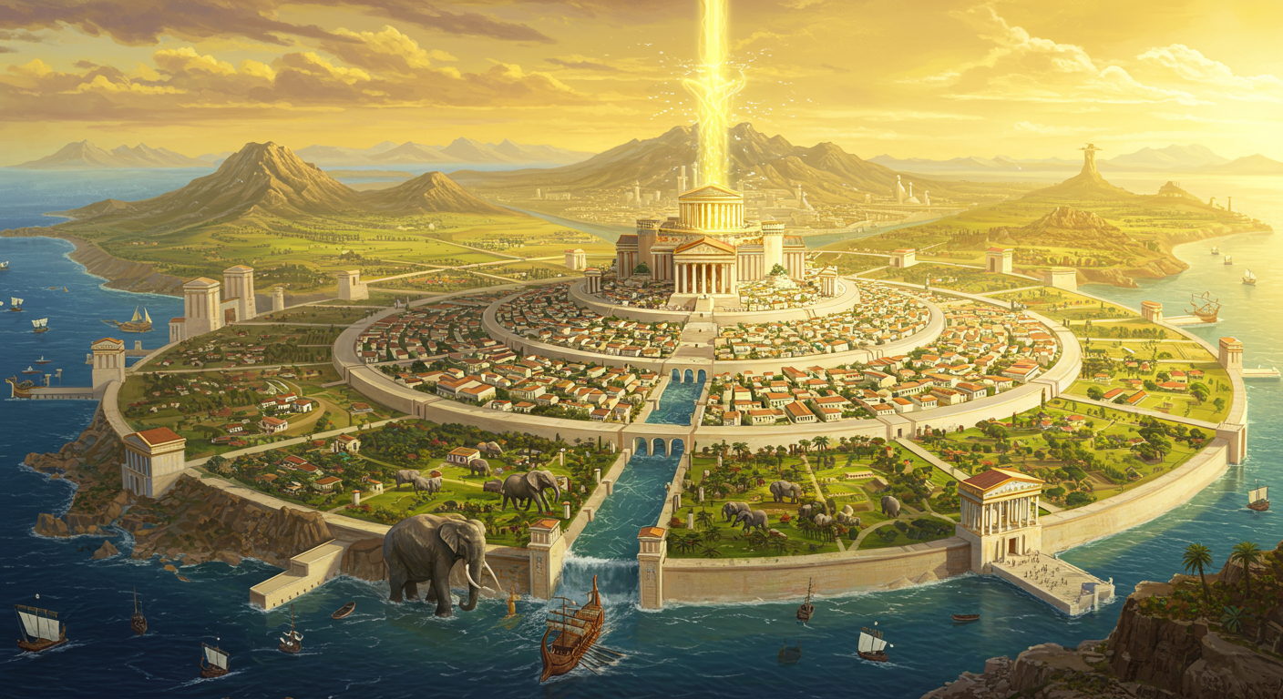 ** 🌊 Атлантида и ещё 3 континента, которые официально не существуют (но точно существовали)