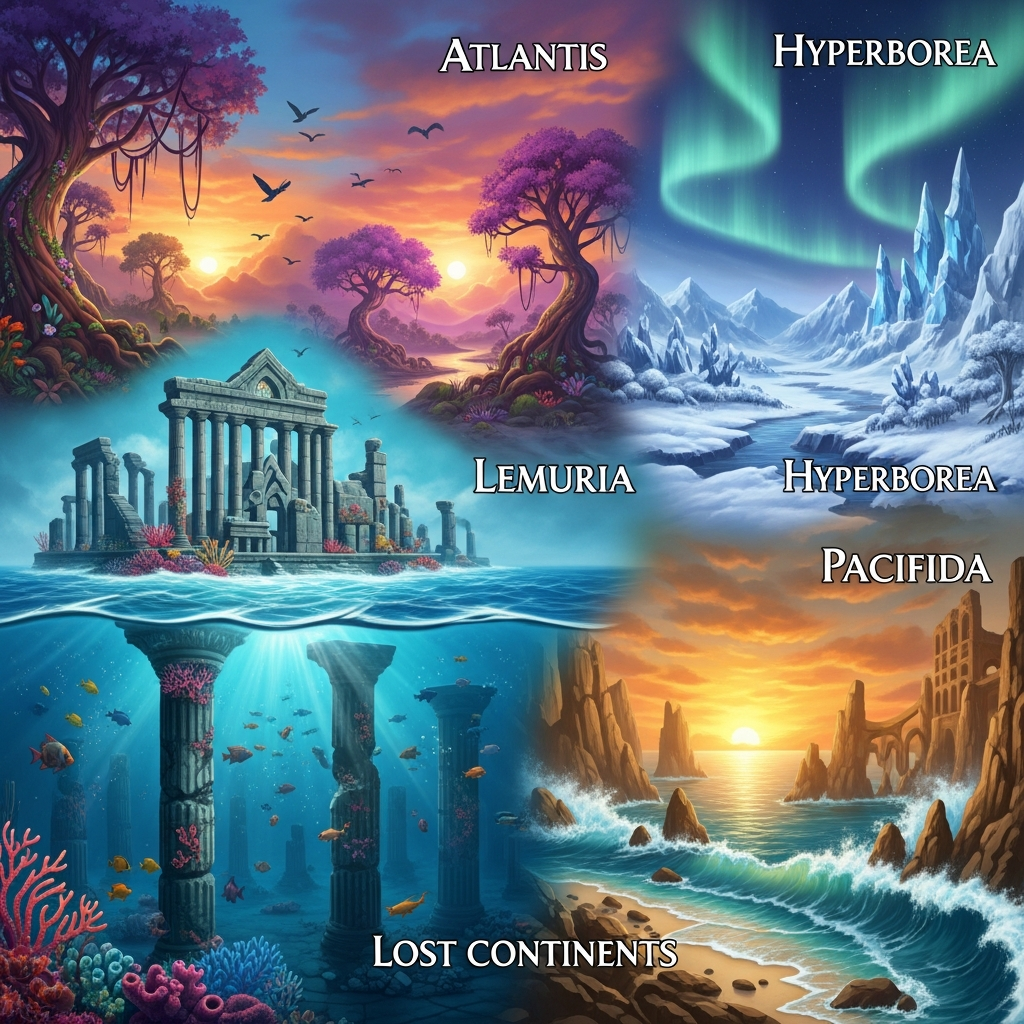 🌊 Четыре затерянных мира: Правда или красивая ложь, которую мы обожаем верить?