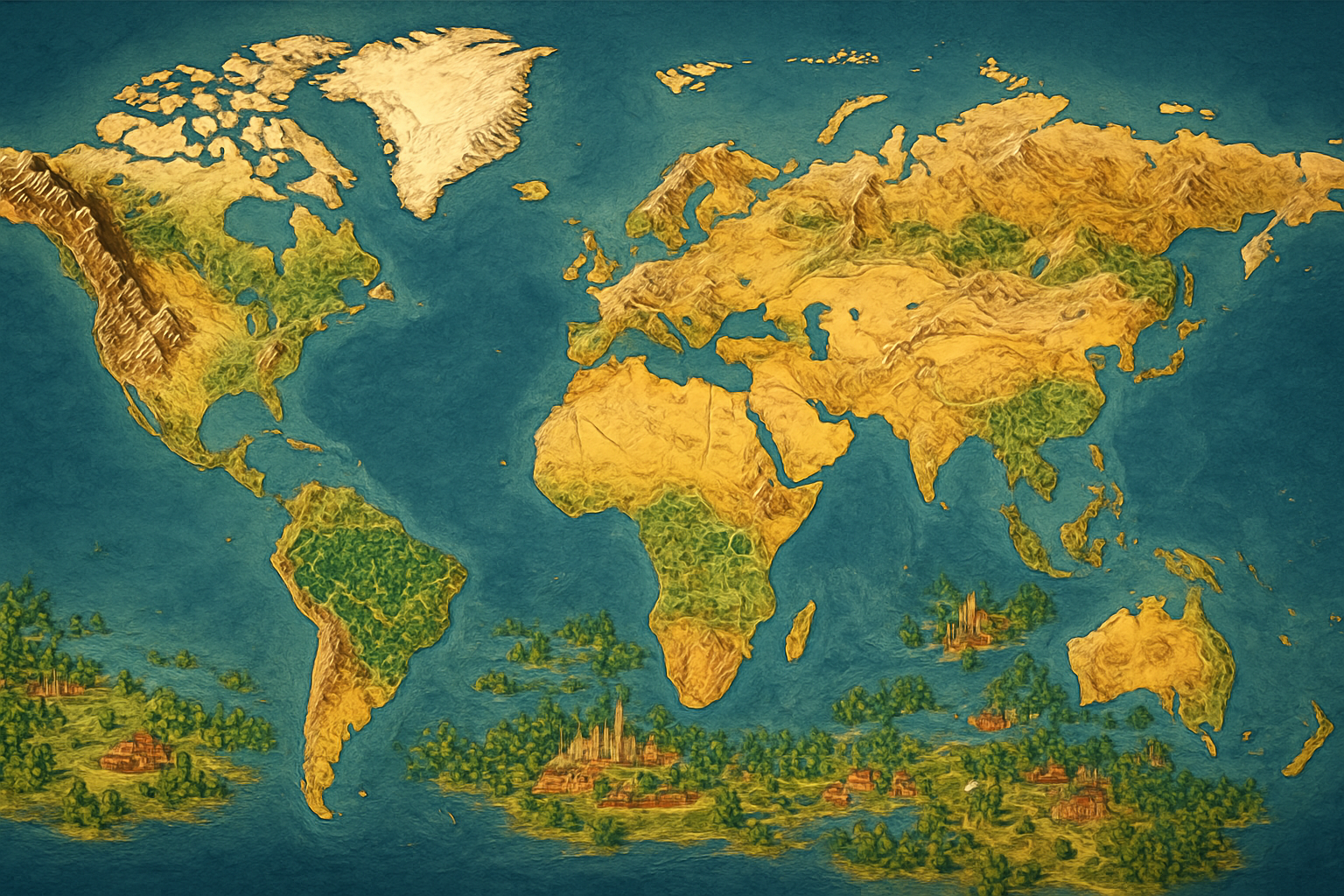 🌊 Затерянные миры: четыре континента, которые могут вернуться в 2025 году