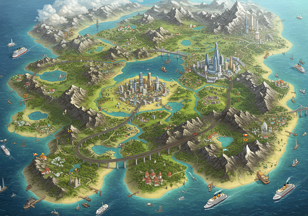 🌊 Континенты, которые помнит только Вселенная: путешествие в утраченные миры