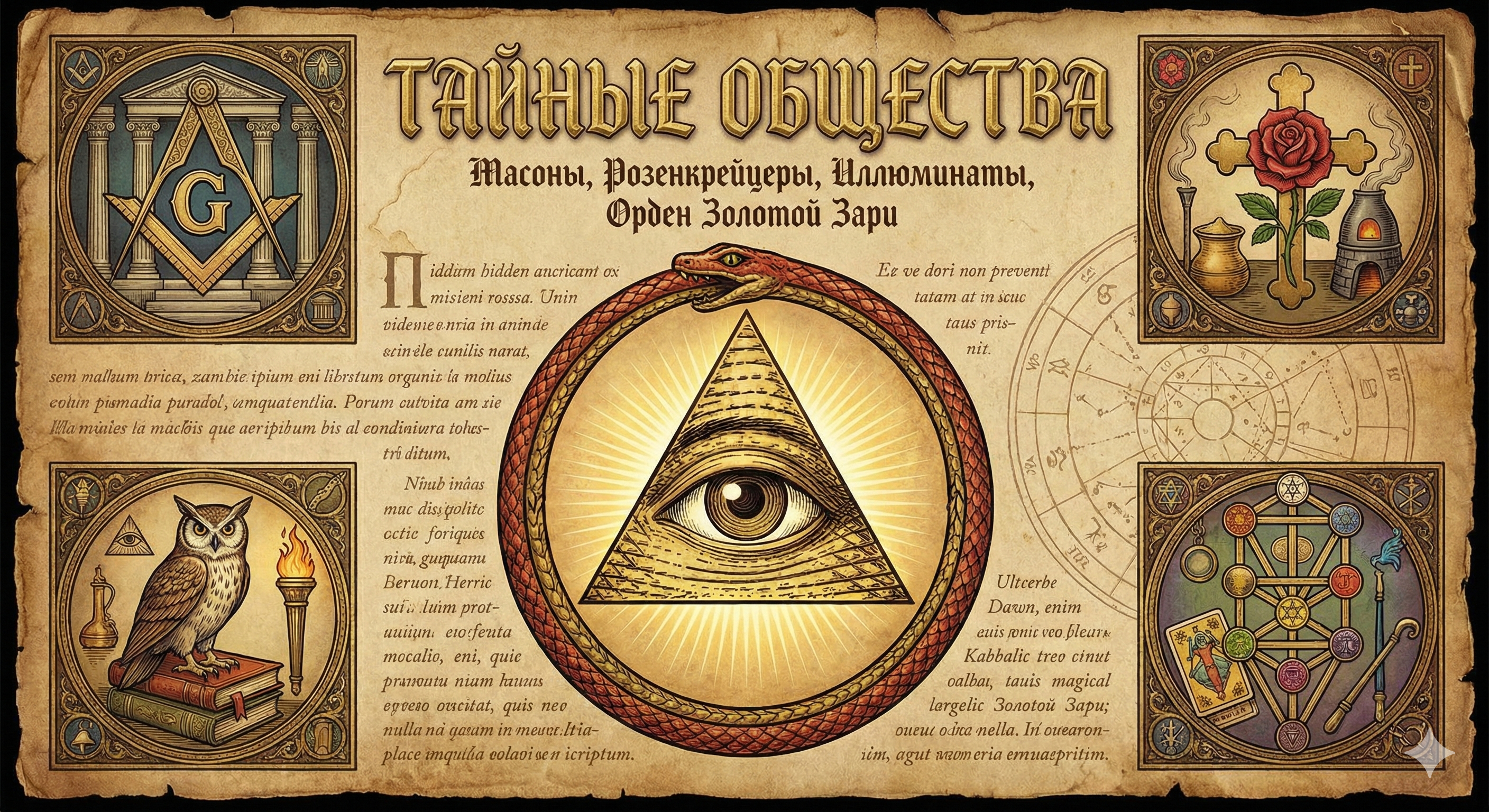 Тайные Общества и Гримуары