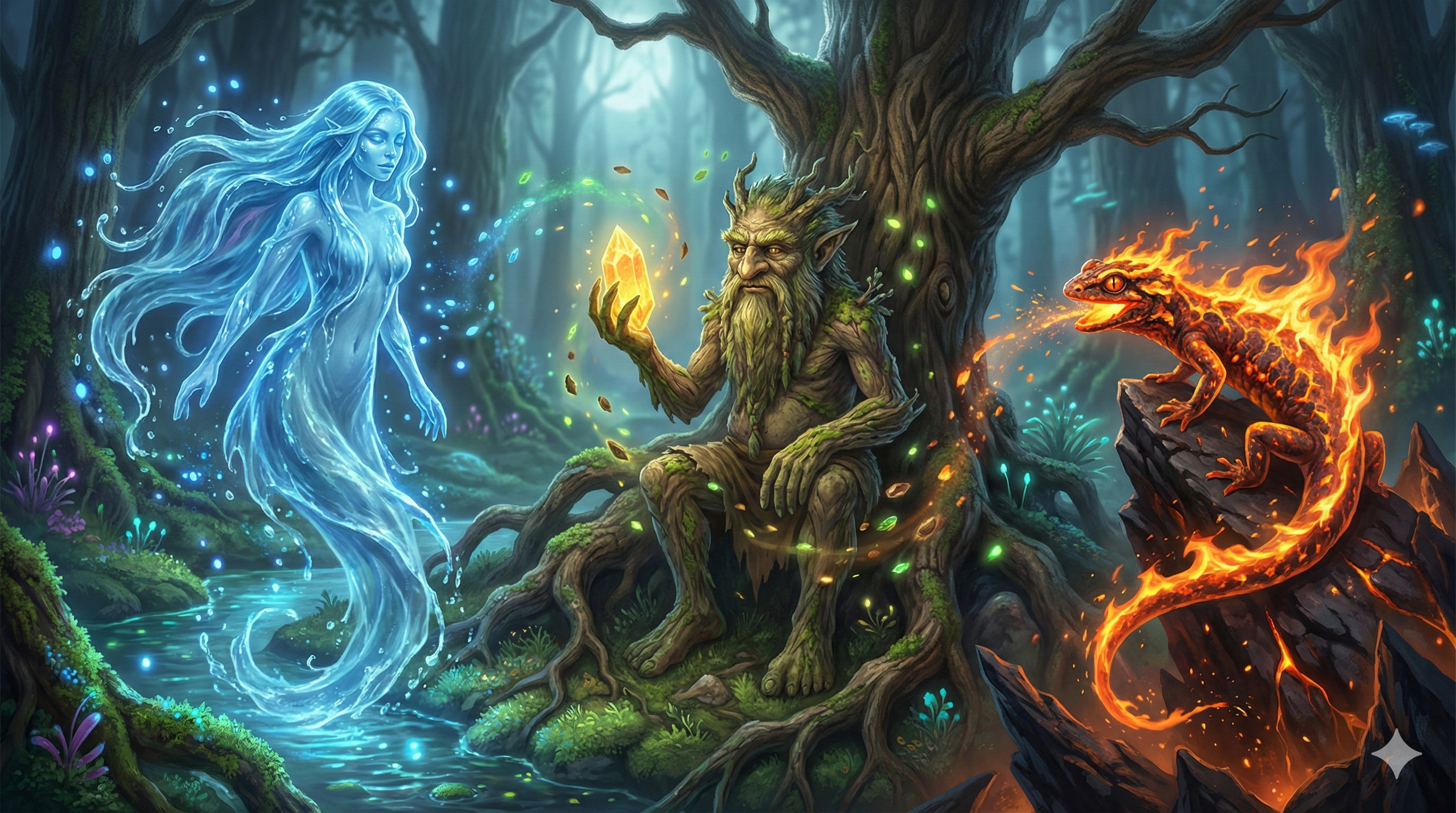 Духи природы и стихиали